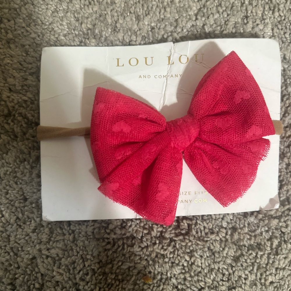 Lou Lou and company hot pink headband